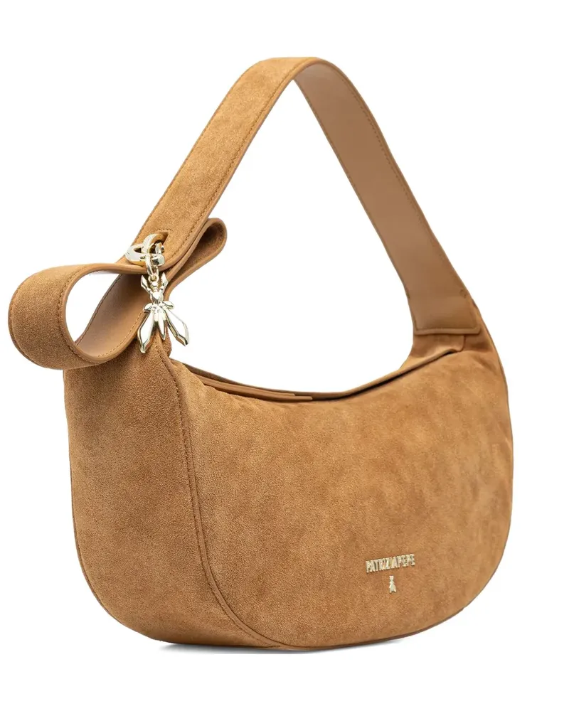 Patrizia Pepe New Moon Tote Bag aus Wildleder - Braun Braun