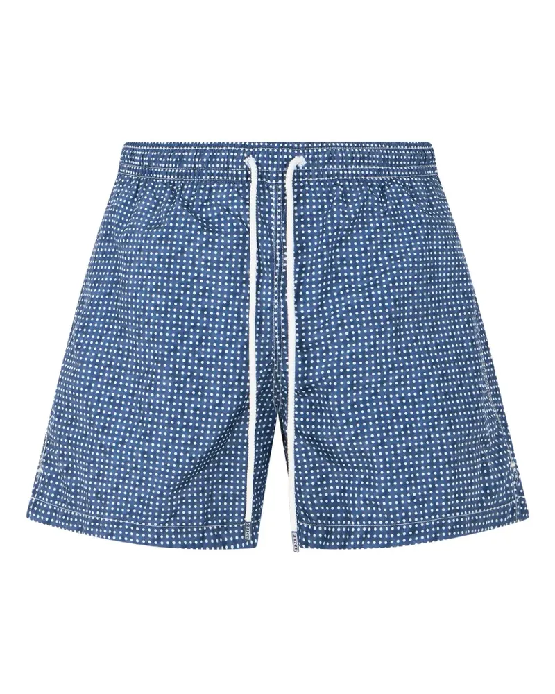 Fedeli polka-dot drawstring swim shorts - Blau Blau