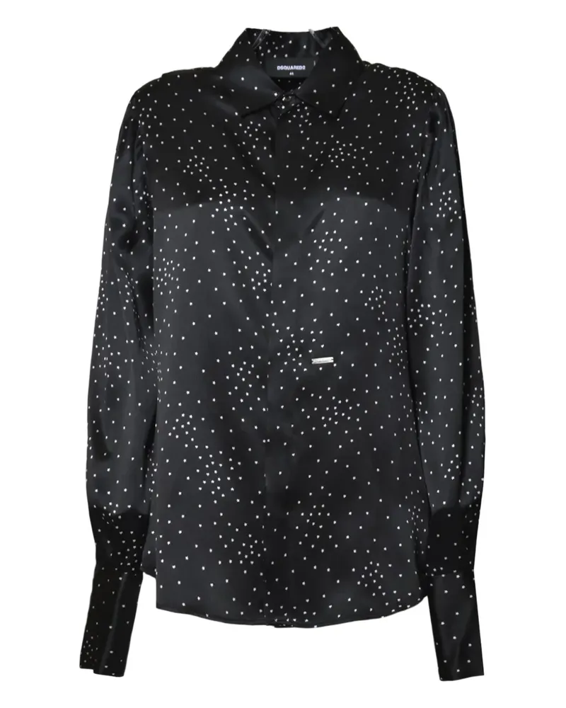 Dsquared2 star-print shirt - Schwarz Schwarz