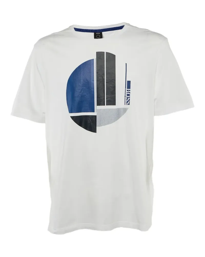 HUGO BOSS T-Shirt mit Print - Weiß Weiß
