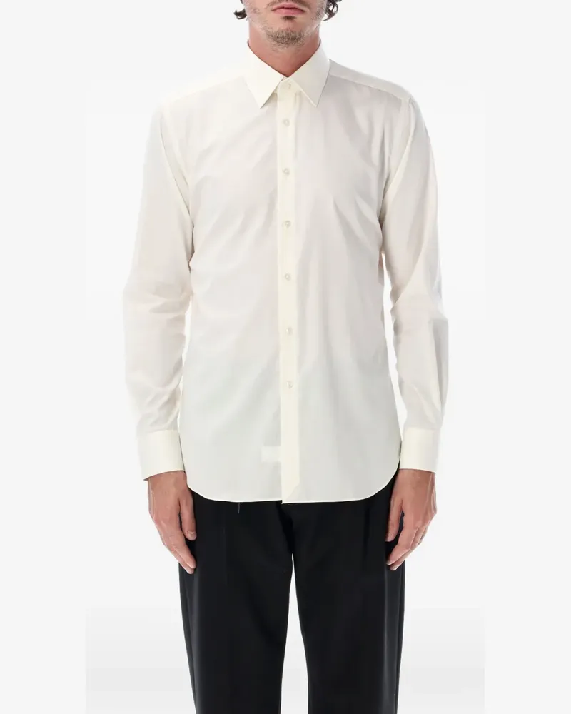 XACUS long-sleeve button-down shirt - Nude Nude