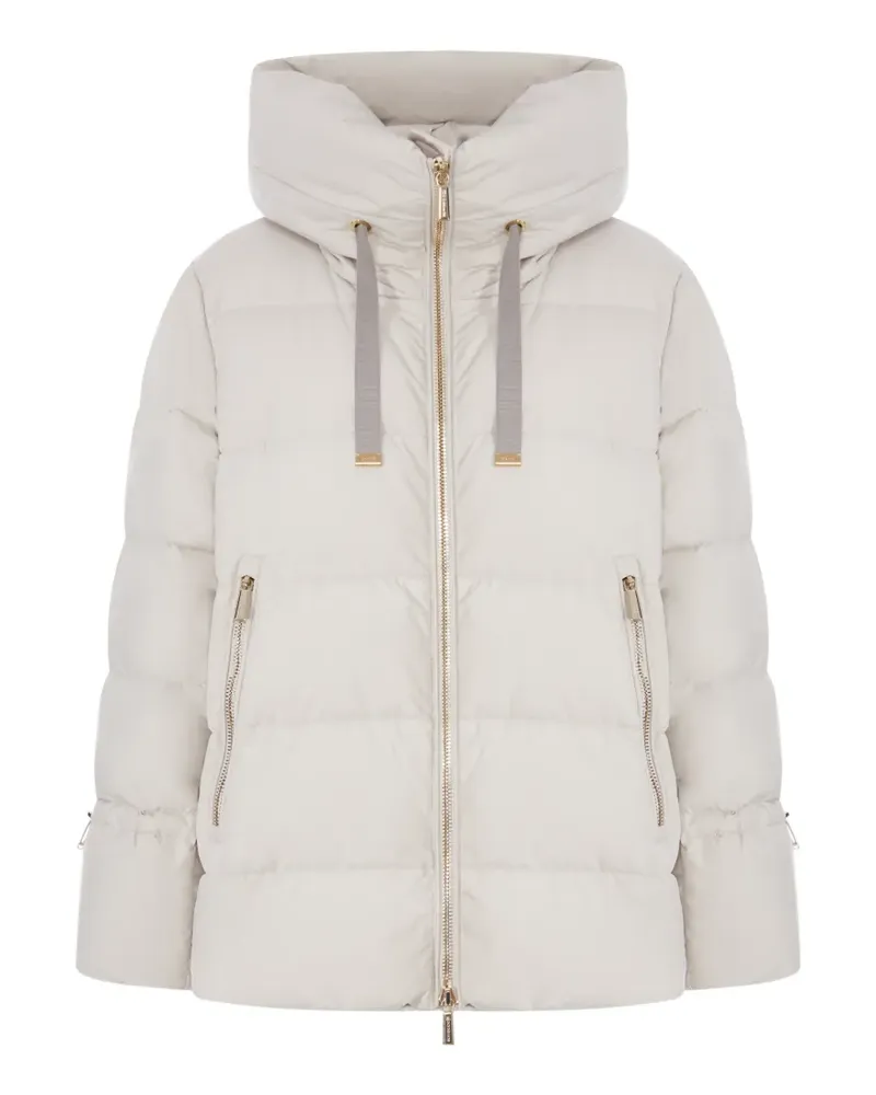 MOORER padded hooded jacket - Nude Nude