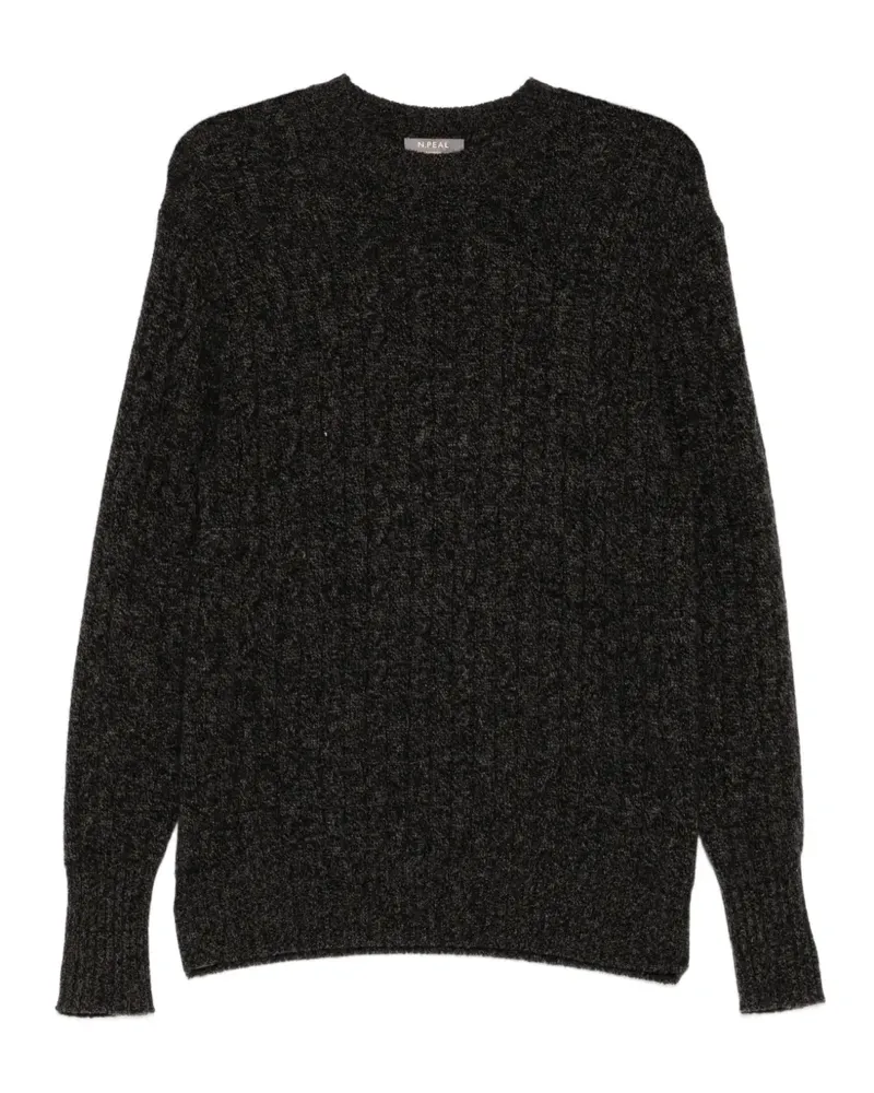 N.Peal Thames Pullover - Schwarz Schwarz