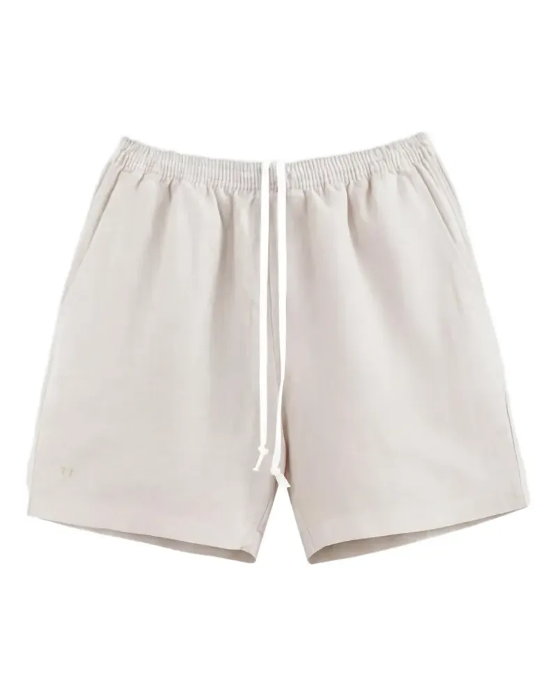 TRUE TRIBE Neat Shorts mit Kordelzug - Nude Nude