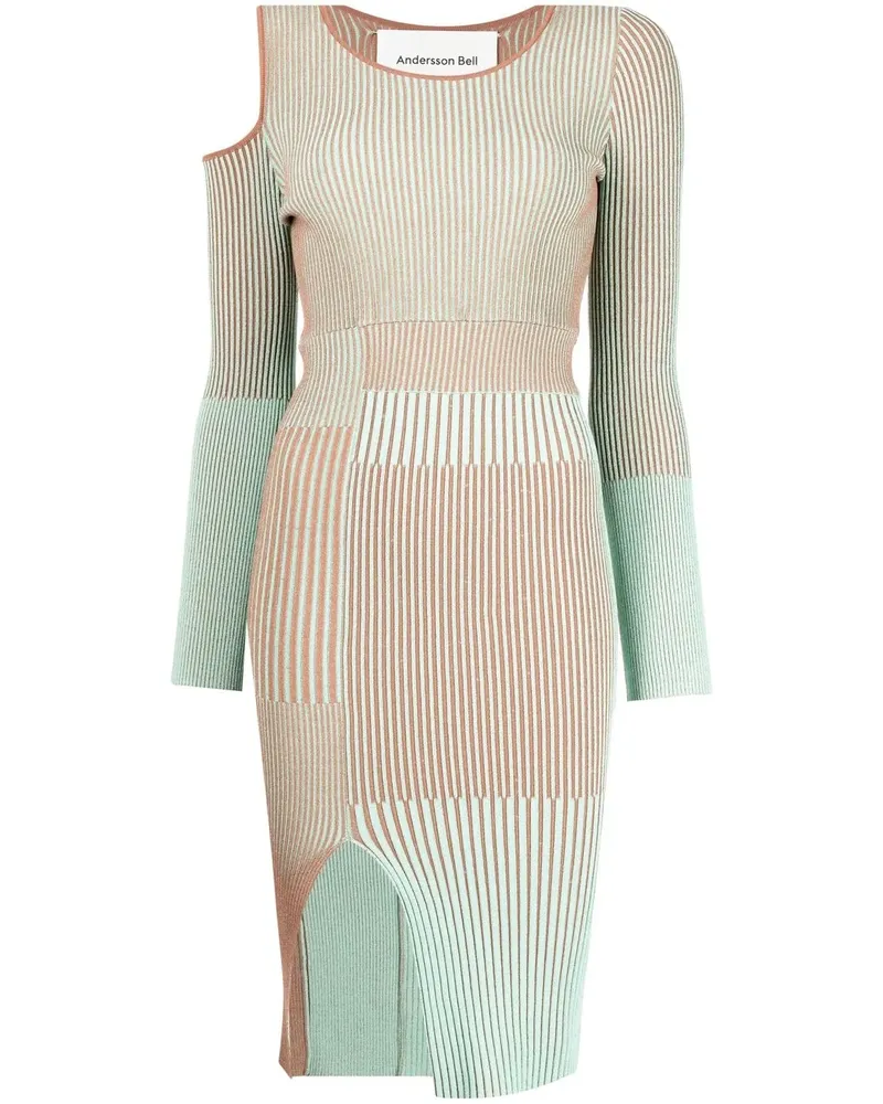 Andersson Bell Gemustertes Strickkleid - Braun Braun