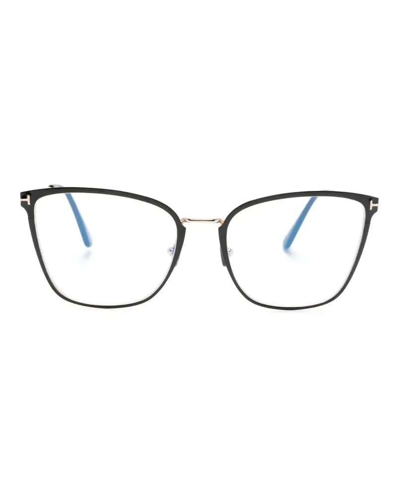 Tom Ford Brille mit Cat-Eye-Gestell - Schwarz Schwarz