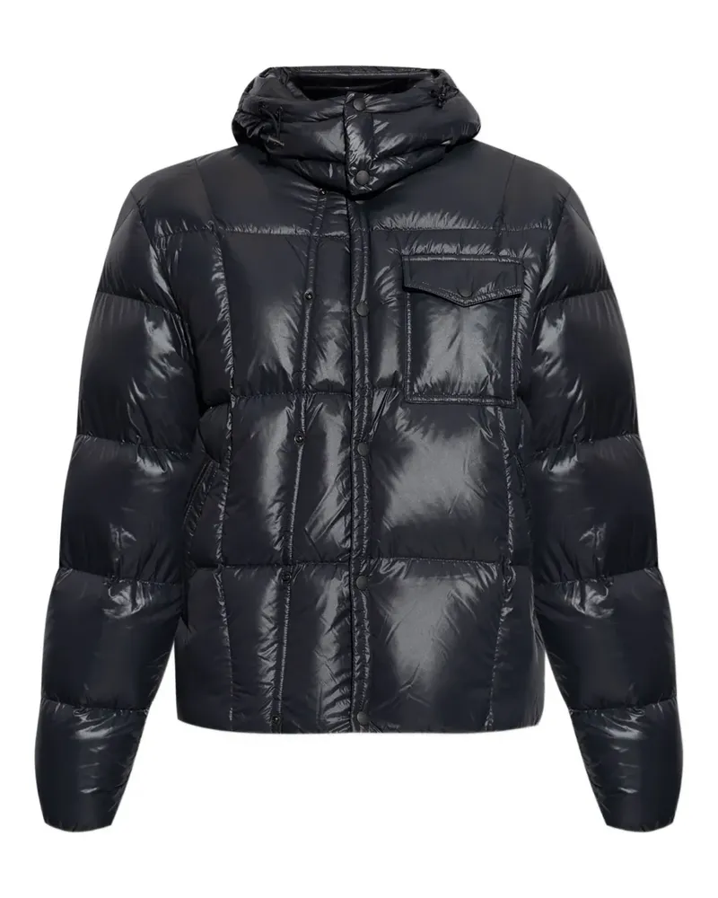 Moncler Gesteppte Erea Kapuzenjacke - Schwarz Schwarz