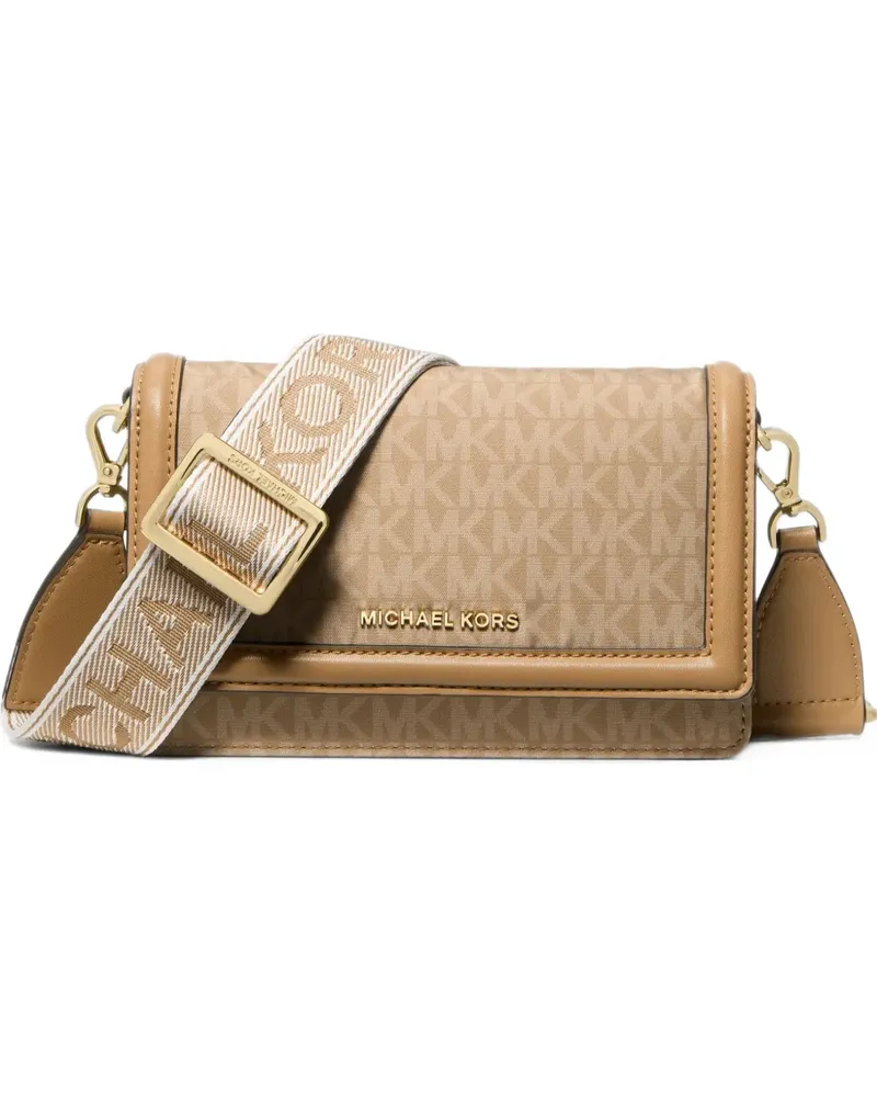 Michael Kors Umhängetasche mit Monogramm-Print - Nude Nude