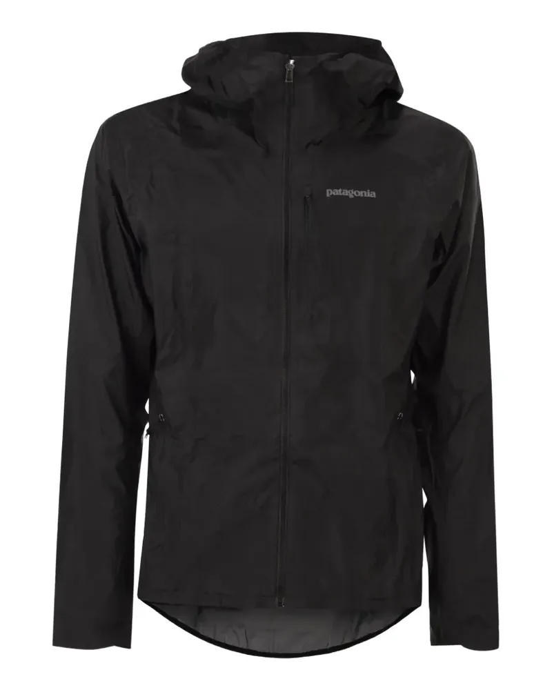Patagonia Bikerjacke mit Kapuze - Schwarz Schwarz