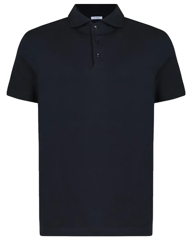 Malo Kurzärmeliges Poloshirt - Blau Blau