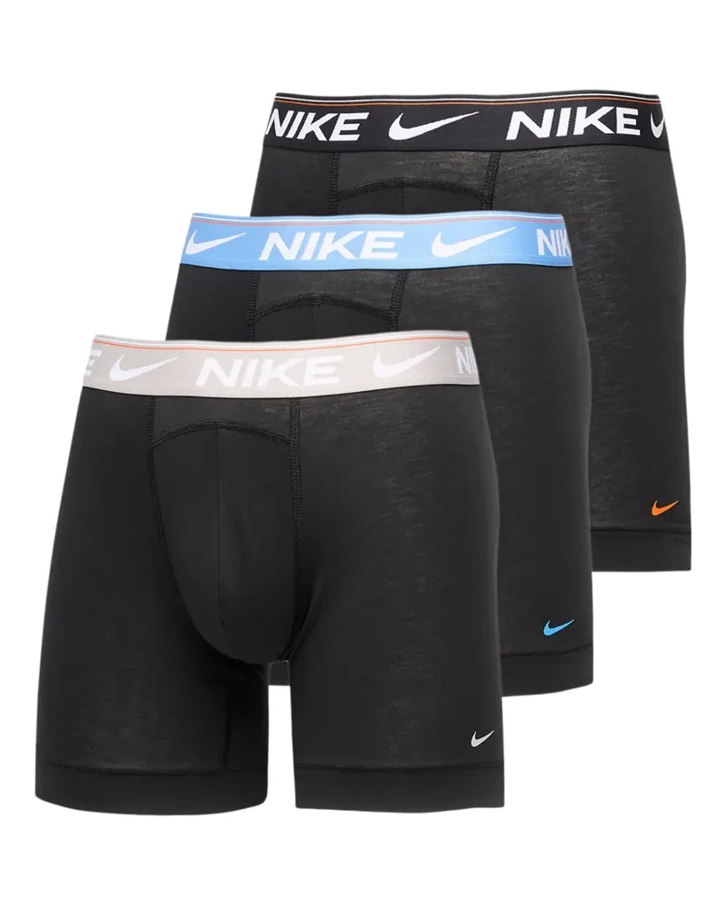 Nike Ultra Comfort Boxershorts mit Logo-Bund (3er-Set) - Schwarz Schwarz