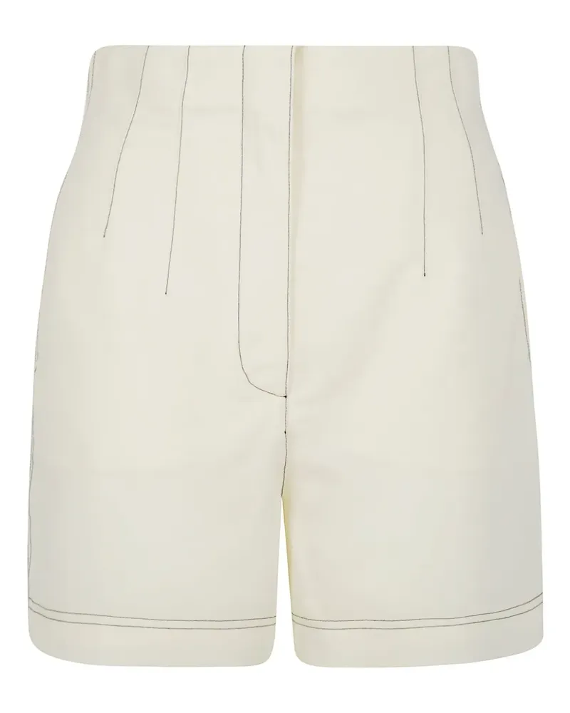 Philosophy Di Lorenzo Serafini Shorts mit Kontraststickerei - Weiß Weiß