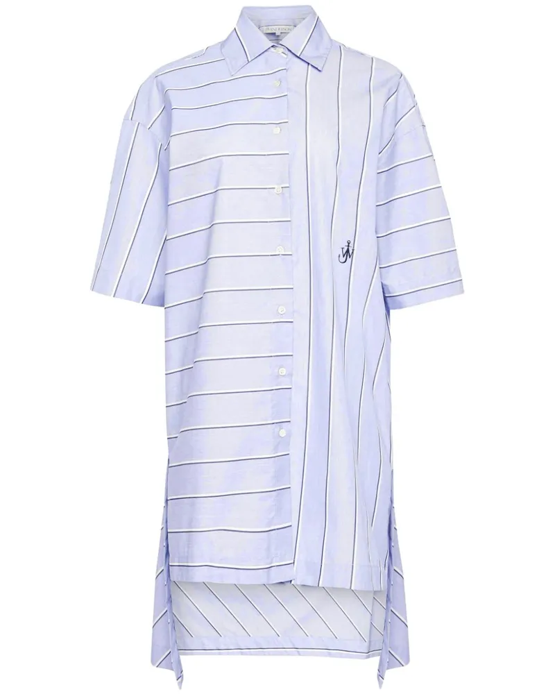 J.W.Anderson Asymmetrisches Hemdkleid - Blau Blau