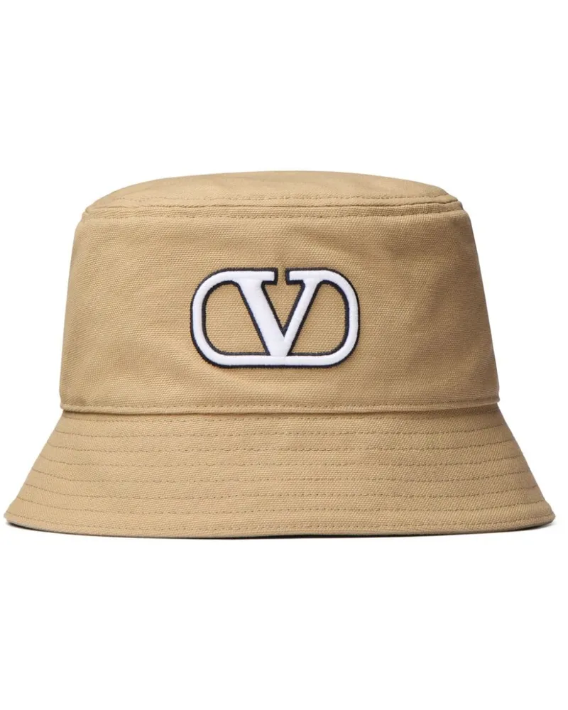 Valentino Garavani Fischerhut mit VLogo - Nude Nude