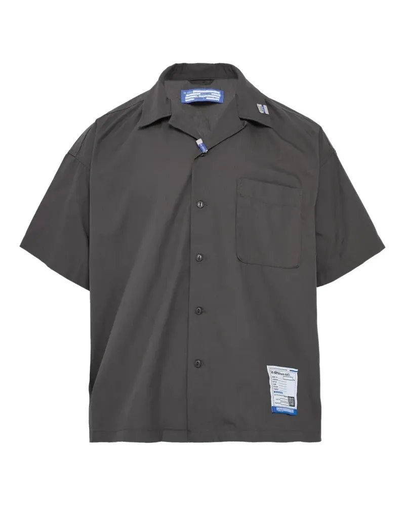 MIHARAYASUHIRO Kurzärmeliges Oxford-Hemd - Grau Grau