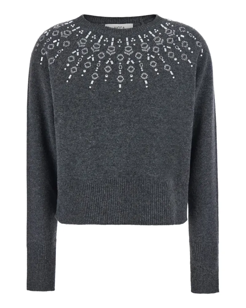 Jucca crystal-embellished sweater - Grau Grau