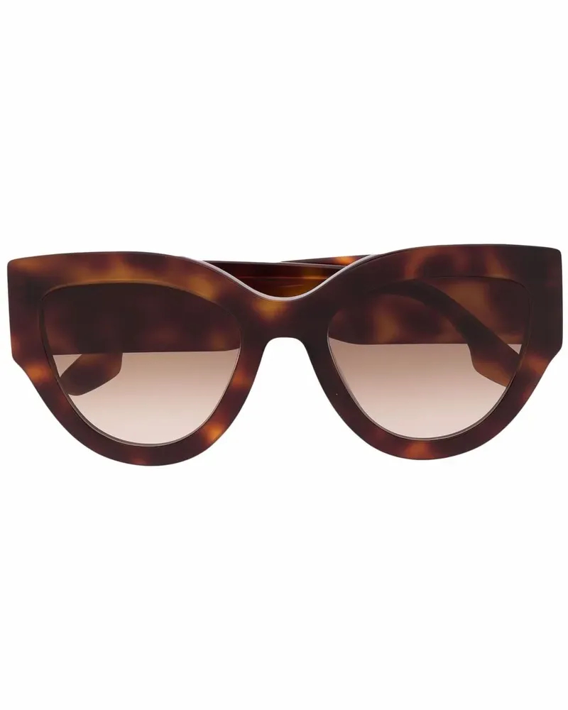 Victoria Beckham Cat-Eye-Sonnenbrille in Schildpattoptik - Braun Braun