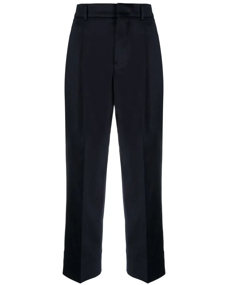 AMI Paris Klassische Cropped-Hose - Schwarz Schwarz