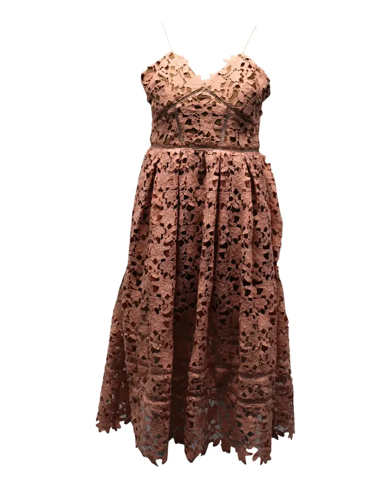 Self-Portrait Azaelea lace midi dress - Rosa Rosa