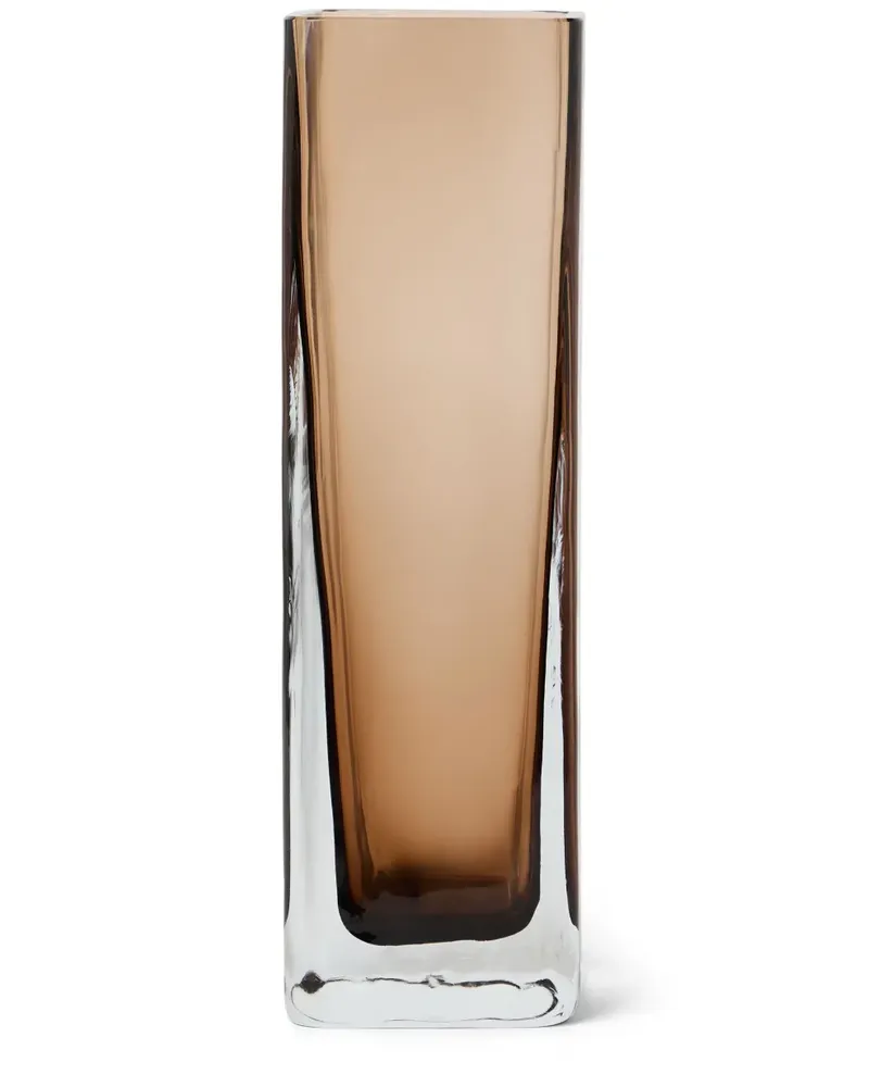 Brunello Cucinelli Vase aus Muranoglas (25cm x 8cm) - Braun Braun
