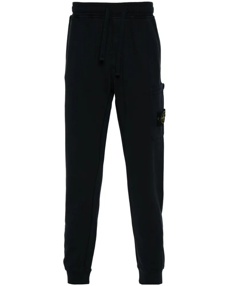 Stone Island Tapered-Hose mit Kompass-Patch - Blau Blau