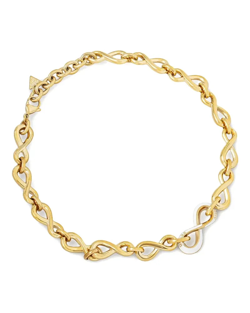 Guess Halskette mit Logo - Gelb Gelb