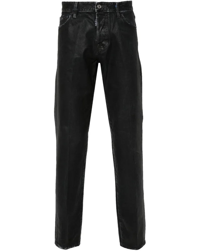 Dsquared2 Stückgefärbte Jeans - Schwarz Schwarz