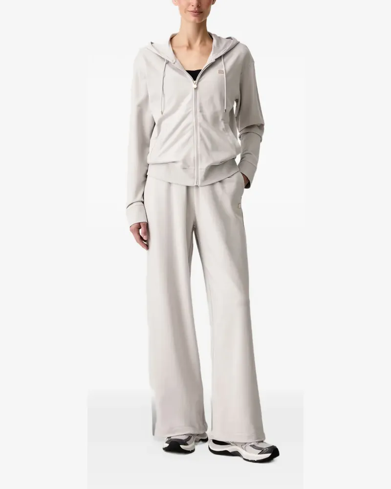 EA7 zip-up hooded tracksuit - Nude Nude