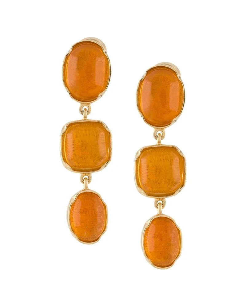 Goossens Paris Ohrringe mit Cabochons Gold