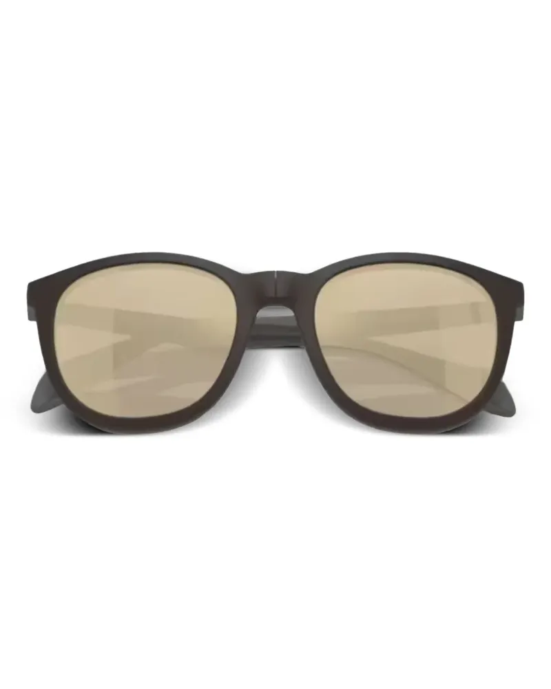 Emporio Armani Brille mit eckigem Gestell - Grau Grau