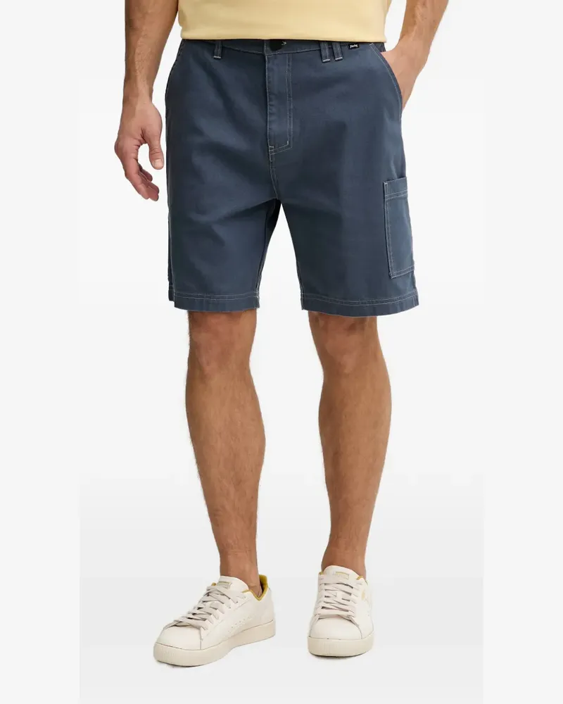 Hurley Bruno logo-embroidered carpenter shorts - Blau Blau