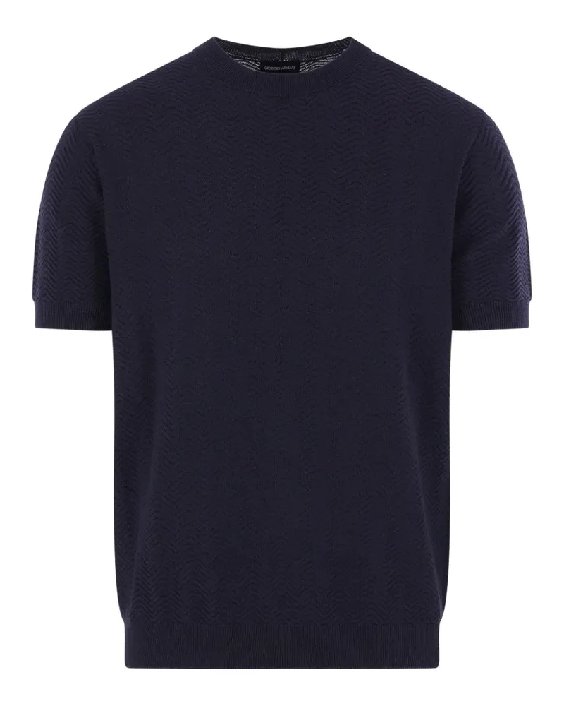 Giorgio Armani round-neck T-shirt - Blau Blau