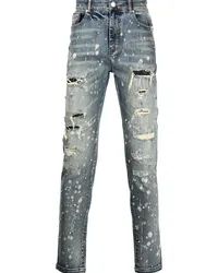 God's Masterful Children Billy the Kid Jeans im Distressed-Look Blau