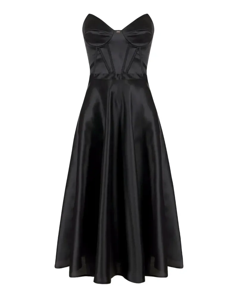 Elisabetta Franchi Kleid aus Gazar-Stoff - Schwarz Schwarz
