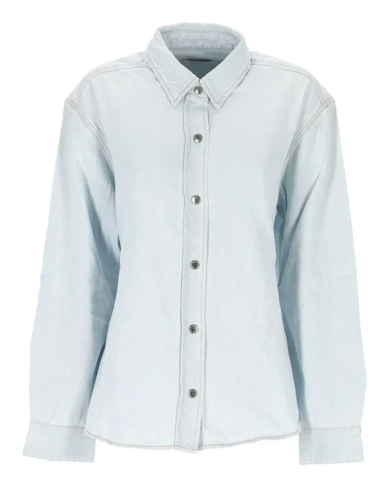 AGOLDE cut-out shirt - Blau Blau