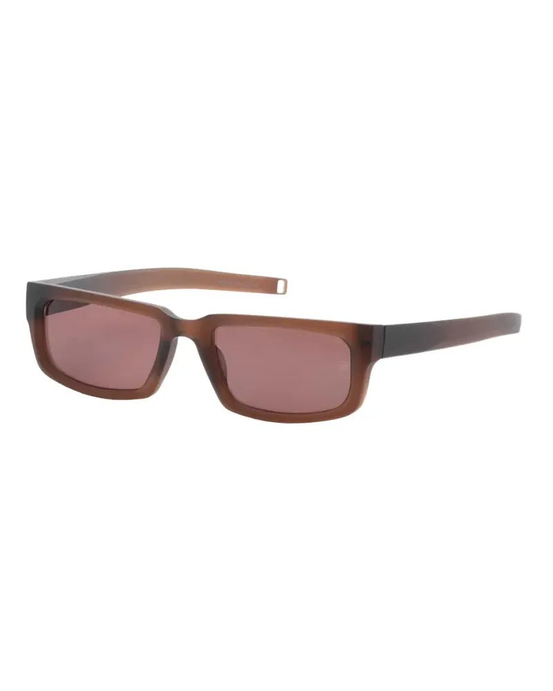 DITA Lancier Sonnenbrille mit eckigem Gestell - Braun Braun