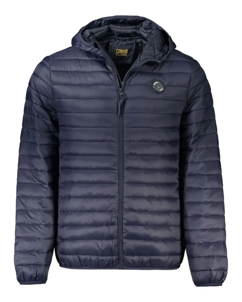 Roberto Cavalli hooded padded jacket - Blau Blau