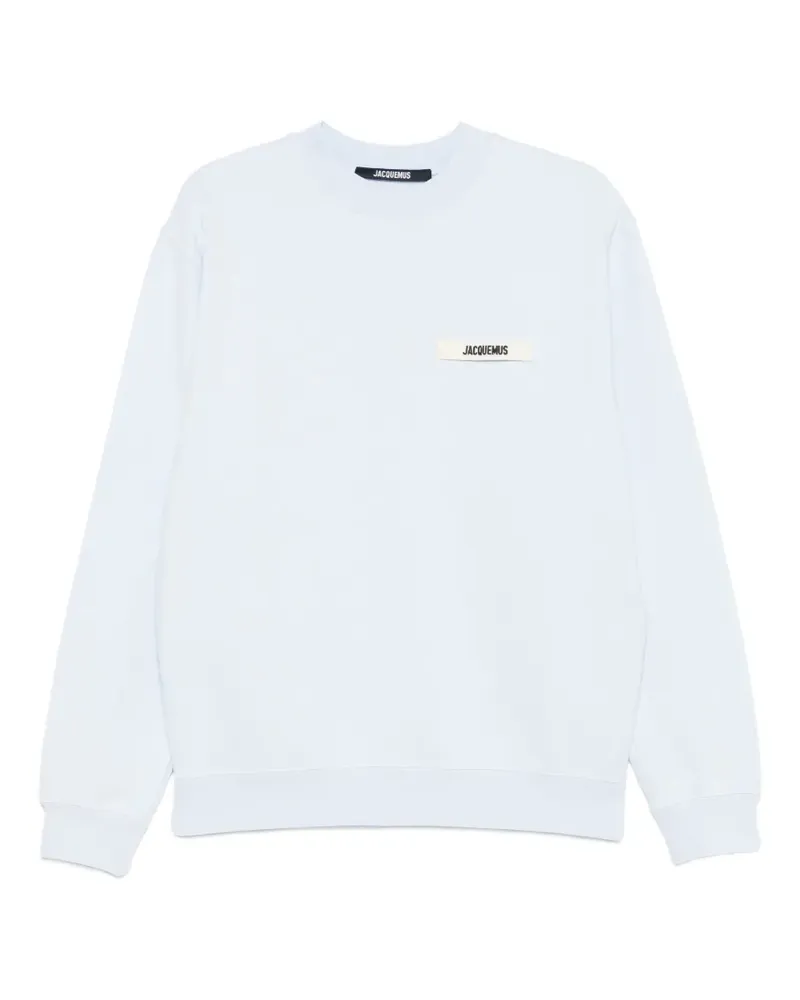 Jacquemus Sweatshirt mit Logo - Blau Blau