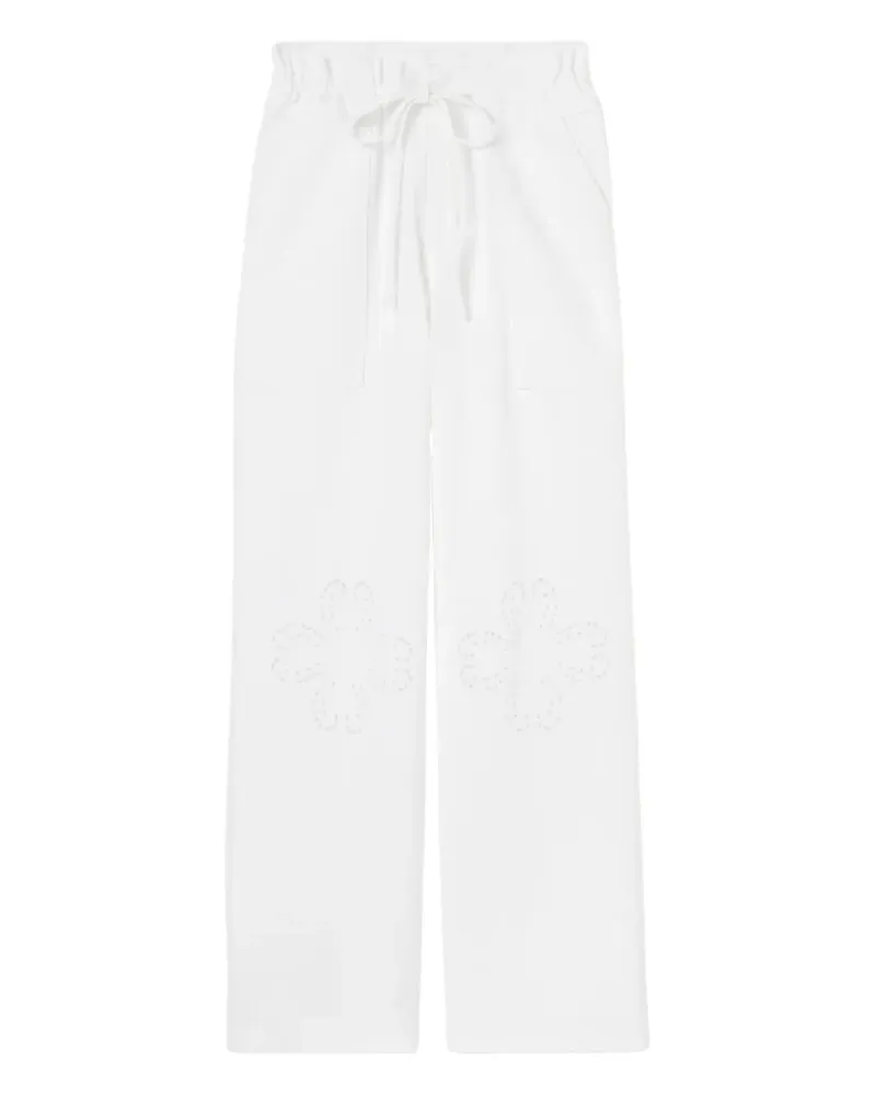 Claudie Pierlot Hose mit geradem Bein - Weiß Weiß