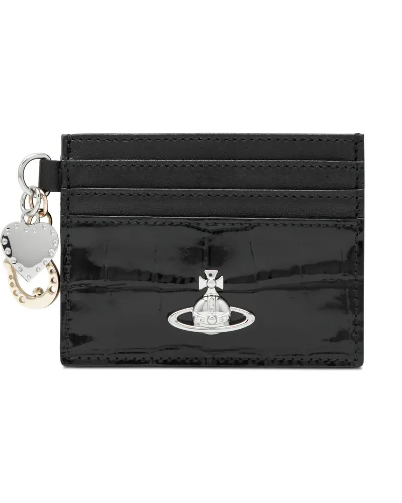 Vivienne Westwood Kartenetui mit Orb - Schwarz Schwarz