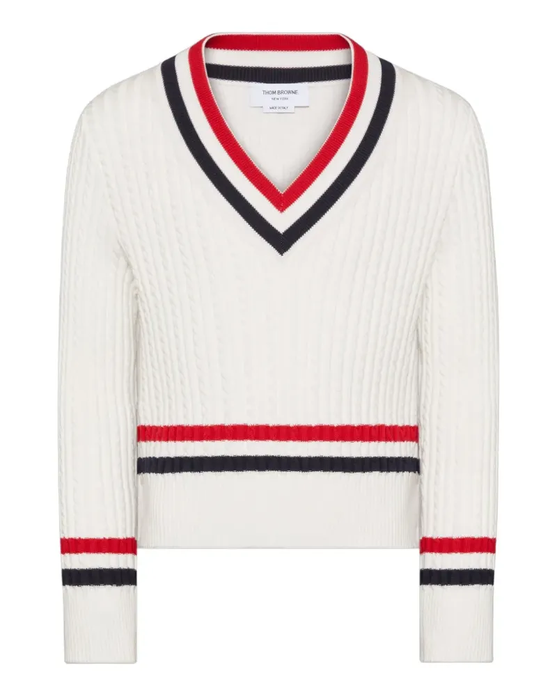 Thom Browne Pullover mit V-Ausschnitt - Blau Blau