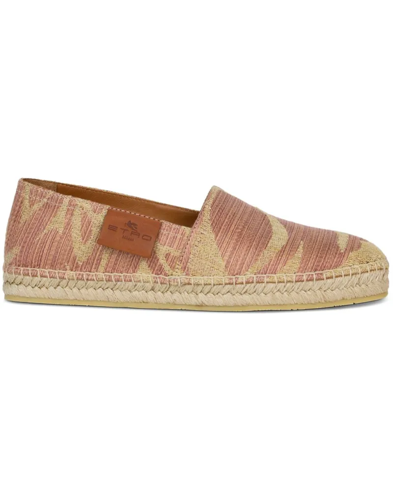 Etro Espadrilles mit Paisley-Print Nude