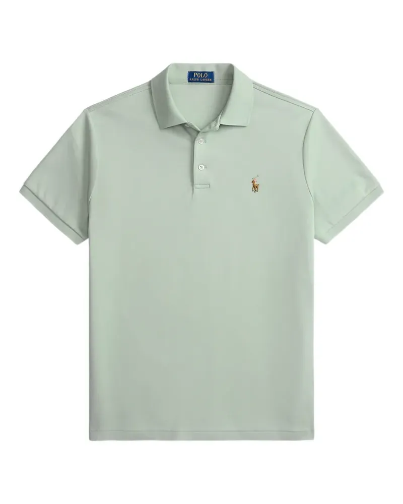 Ralph Lauren logo-embroidered cotton-piqué polo shirt - Grün Grün