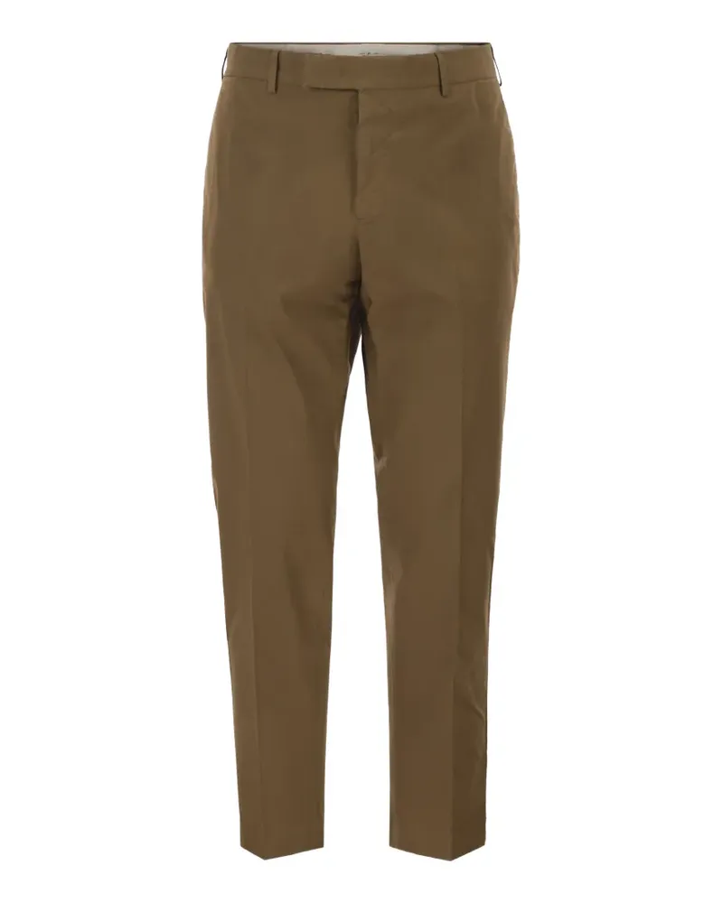 PT TORINO Hose mit Bügelfalten - Braun Braun