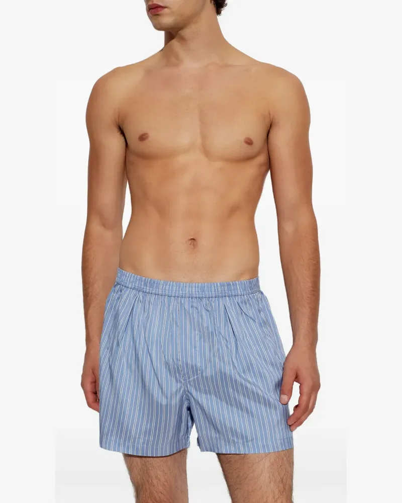 Tom Ford Gestreifte Boxershorts - Blau Blau