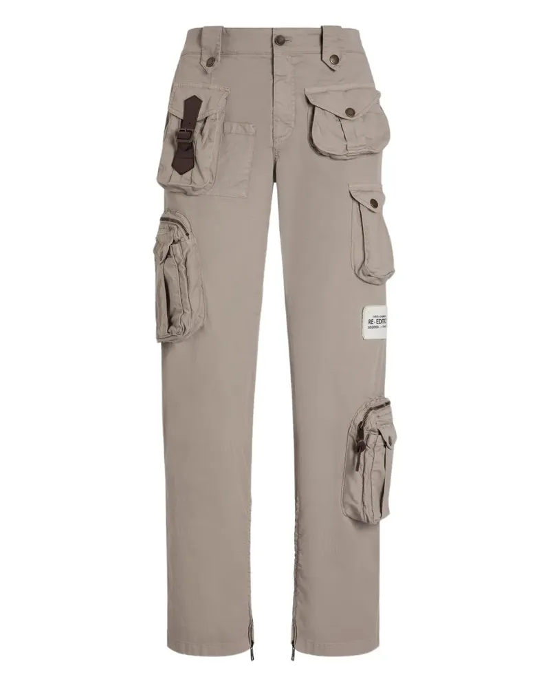 Dolce & Gabbana Cargohose aus Baumwollgemisch - Nude Nude