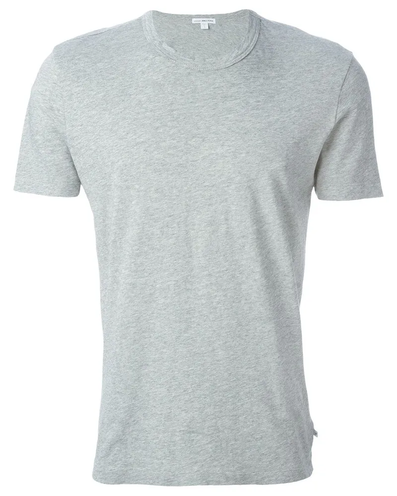 James Perse T-Shirt mit Rundhalsausschnitt - Grau Grau
