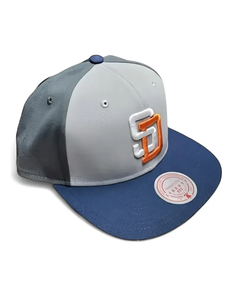 Mitchell & Ness Gray San Diego Padres Team Road Color baseball cap - Grau Grau