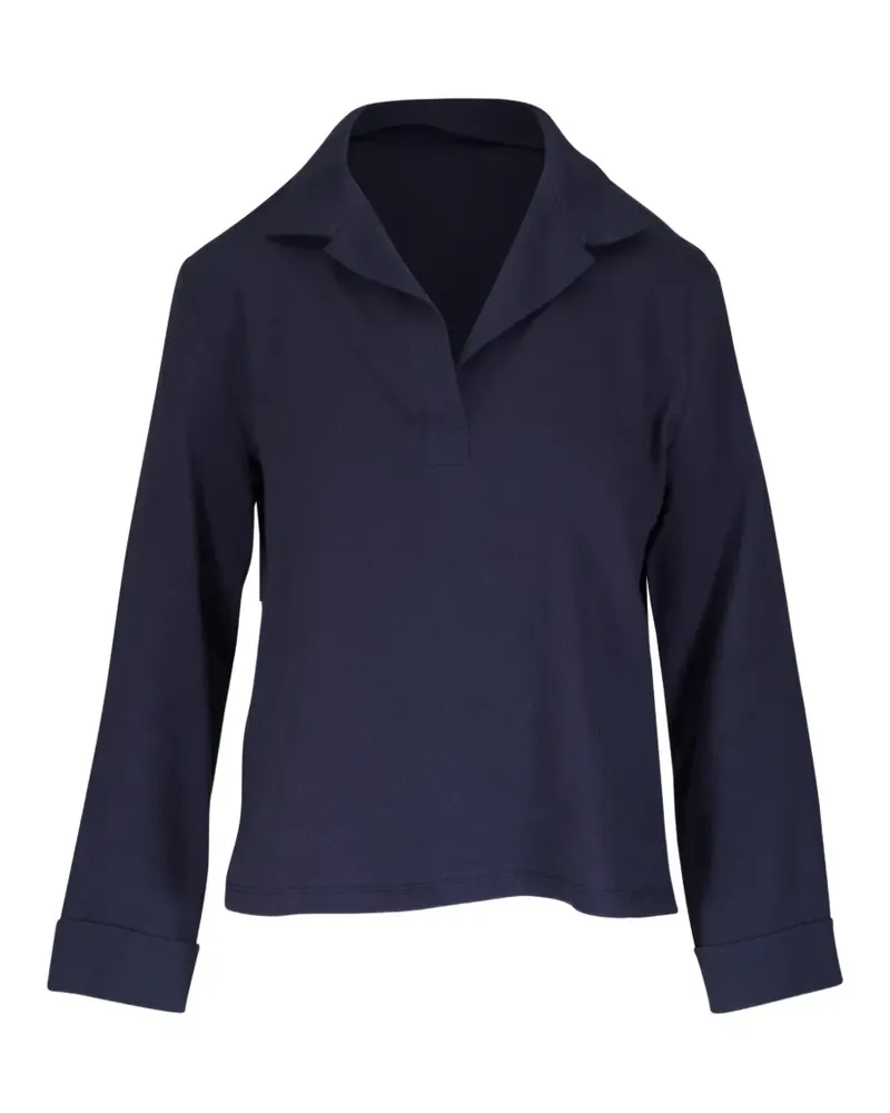 Peter Cohen Cate long-sleeved spread-collar blouse - Blau Blau