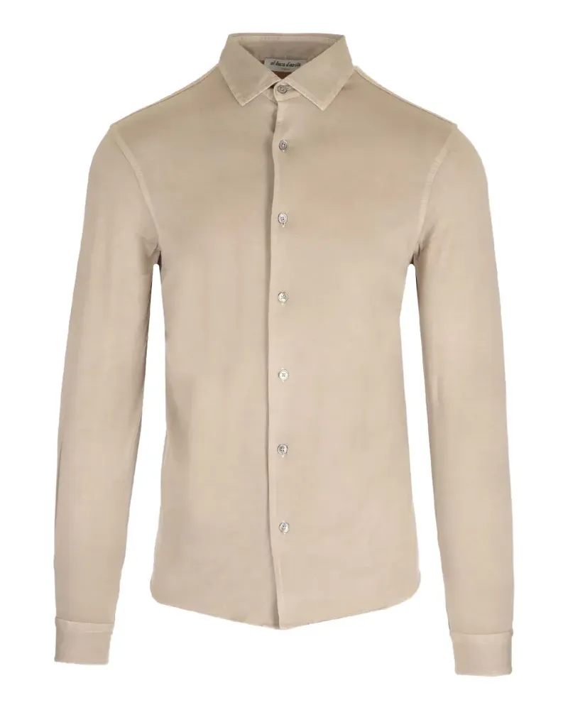 Al Duca D’Aosta 1902 button-down cotton shirt - Nude Nude